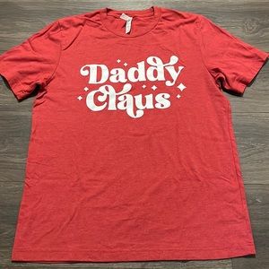 Caden Lane “Daddy Claus” T-shirt. Large